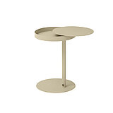 Beistelltisch MR009-3010, Stahl pulverbeschichtet cashmere chique, ca. Ø 35, H 50 cm