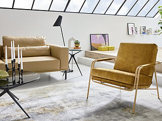 Sessel MatchIT in Stoff Gelb von Musterring