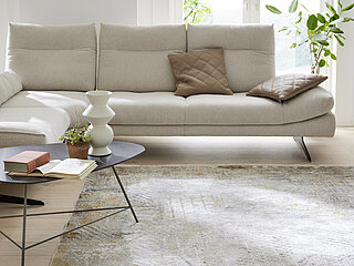 Deluxe Collection: Teppich Nevada, Fb. 467 beige-mix, (70 % Viskose, 30 % Polyacryl), ca. 240 x 300 cm