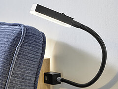 Detail 2er-Set LED-Flex-Leuchte Anthrazit (80033).