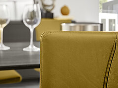 Stuhl, Detail Nahtverarbeitung