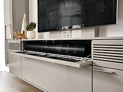 Kara-System: Hängesideboard 61938Lack grau HG