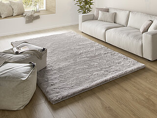 MR Bergen: Teppich Gustav, Fb. 13 grau (100 % Polyester), ca. L 290, B 200 cm