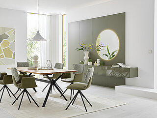 Esstisch Nica (NAEIC2) Massivholzplatte Asteiche, geölt, Plattenausführung 2: rechteckig mit abgerundeten Ecken, Randausführung 2, Metallgestell C, pulverbeschichtet anthrazit (BP 100), ca. L 200, B 100, H 77 cm