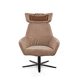 Sessel MATCH IT! in Leder, taupe von Musterring