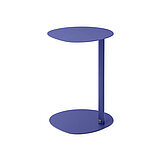 Beistelltisch MR001-52, Stahl pulverbeschichtet ultramarine blue, ca. B 36, H 50, T 38 cm