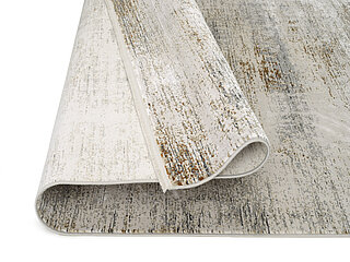 Teppich JustB!TE200, Fb. 976 creme-grau, 55 % Polyacryl, 45 % Viskose, gewebt von Musterring