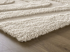 MR Bergen: Teppich Casper, F.b 12 creme (100 % Polyester)