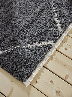 Teppich MR Bergen in Fb. Schwarz und Fb. Beige von Musterring