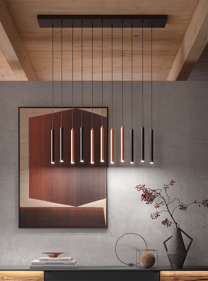 Pendelleuchte Calina Leuchten 2.0 in Fb. Schwarz und Braun von Musterring Pendelleuchte Calina Leuchten 2.0 in Fb. Schwarz und Braun von Musterring