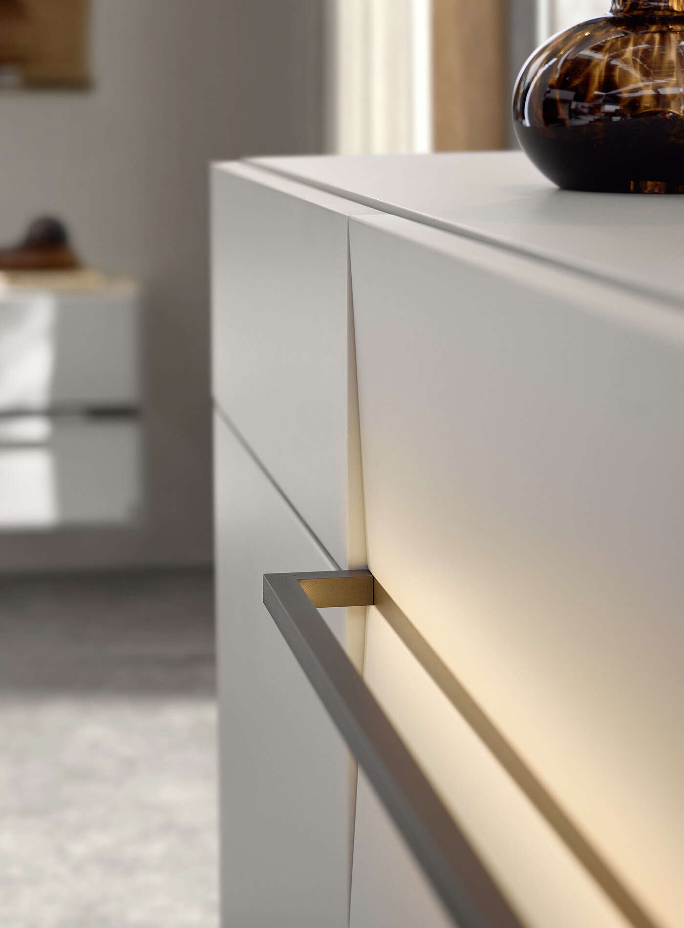 Wohnmoebel Maestra Sideboard in Fb. Lichtgrau von Musterring Wohnmoebel Maestra Sideboard in Fb. Lichtgrau von Musterring