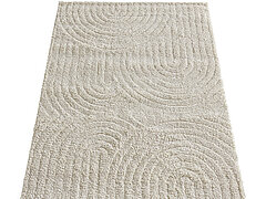 MR Bergen: Teppich Joris, Fb. 11 weiß (100 % Polyester)